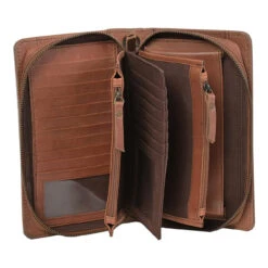 STS Cowhide Saddle Tramp Evie Organizer Multi Cowhide Wallet (31376) -Outdoor Equipment Shop media 15995.1675759661