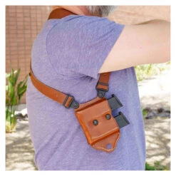 GALCO Miami Classic II Right Hand Tan S&W M&P 9/40 Shoulder Holster (MCII472) -Outdoor Equipment Shop media 16305.1680121171