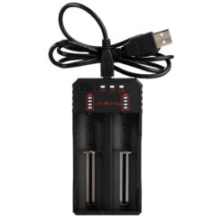 ULTRASPIRE 18650 Black Battery Charger (UA529BK)