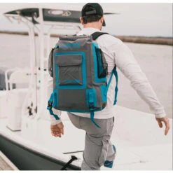 YUKON OUTFITTERS Surfside 35L Slate Grey/Electric Blue Dry Pack (MGSDP003) -Outdoor Equipment Shop media 25541.1677857061