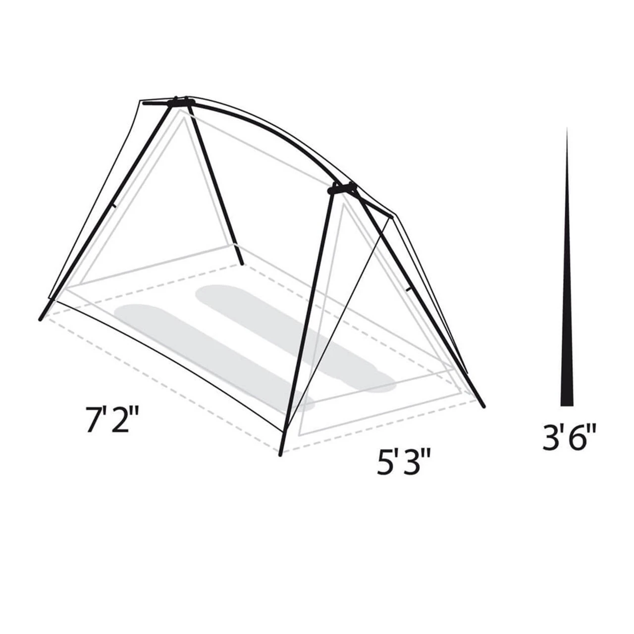 EUREKA Timberline 2-Person Tent (2627700) 4 EUREKA Timberline 2-Person Tent (2627700) - Image 4