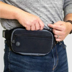 GALCO Fastrax Pac Gray/Black Compact Waistpack (FTPRGBC) -Outdoor Equipment Shop media 50186.1677839313