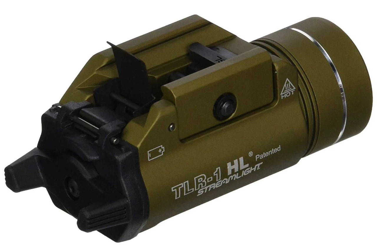 STREAMLIGHT TLR-1-HL Rail Mounted 1000 Lumens Flat Dark Earth Tactical Wepon Light (69266) 2 STREAMLIGHT TLR-1-HL Rail Mounted 1000 Lumens Flat Dark Earth Tactical Wepon Light (69266) - Image 2