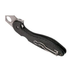 SPYDERCO Sliverax 3.48in Carbon Fiber/G-10 Laminate Folding Knife (C228CFP) -Outdoor Equipment Shop media 52295.1675075692