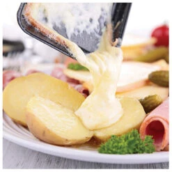 SWISSMAR Stelvio 8 Person Stainless Steel Raclette Grill With Aluminum Top (KF-77080) -Outdoor Equipment Shop media 61926.1642148963