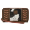 STS Cowhide Brown Suede Saddle Tramp Bentley Wallet (STS-61378)