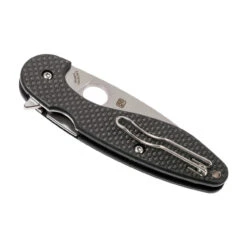 SPYDERCO Sliverax 3.48in Carbon Fiber/G-10 Laminate Folding Knife (C228CFP) -Outdoor Equipment Shop media 80202.1675075692