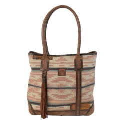STS Palomino Tote Multi-Light Pink Serape Shoulder Bag (30276)