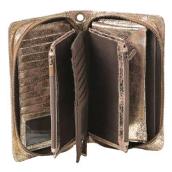 STS Flaxen Roan Evie Organizer Gold/Brown Wallet (31182) -Outdoor Equipment Shop media 89244.1675759643