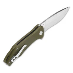 QSP Raven Green G10 Ball Bearing Pocket Knife (QS122-B-Raven) -Outdoor Equipment Shop media 93692.1672058555